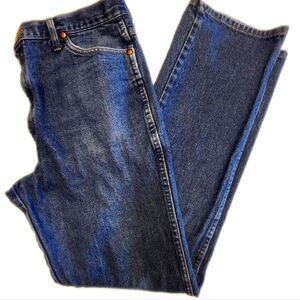 Wrangler Men's Straight Leg Jeans, 100% Cotton, 38x32